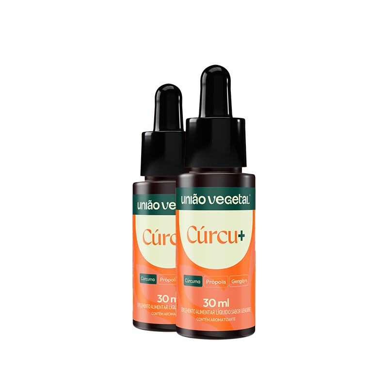 Curcu+ | Cúrcuma, Própolis e Gengibre | 30 mL