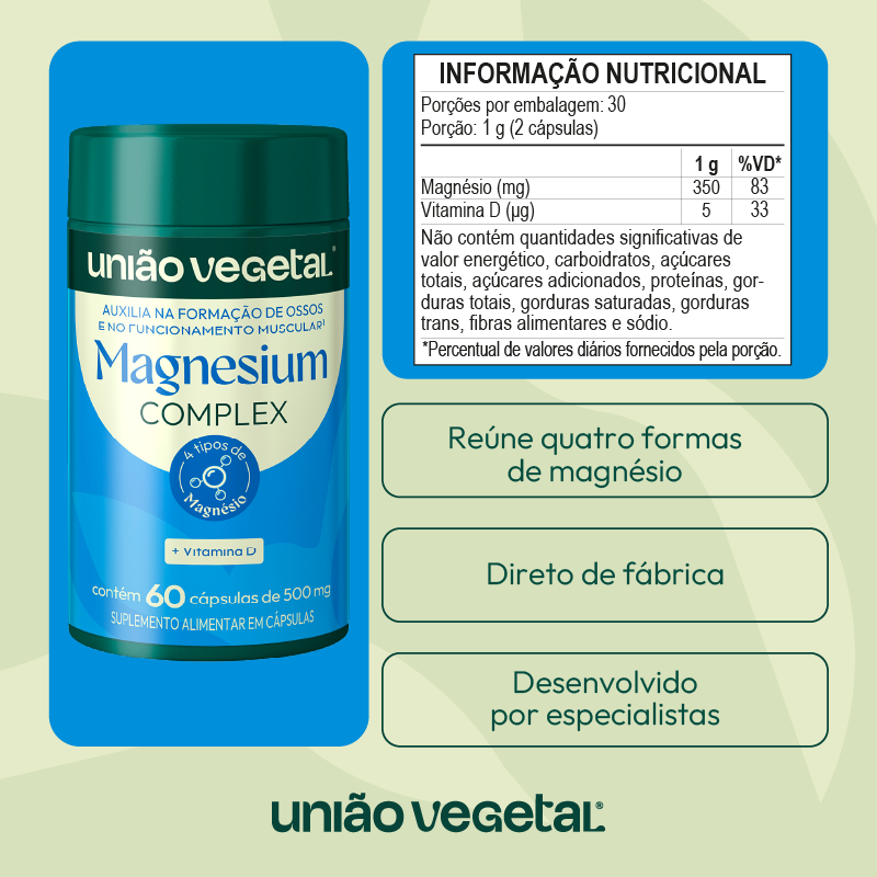 Magnésio Complex | 60 cáp.