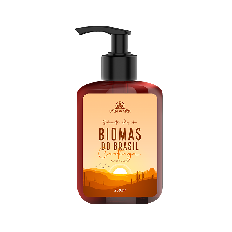 Sabonete Liquido Biomas do Brasil 250ml - Caatinga