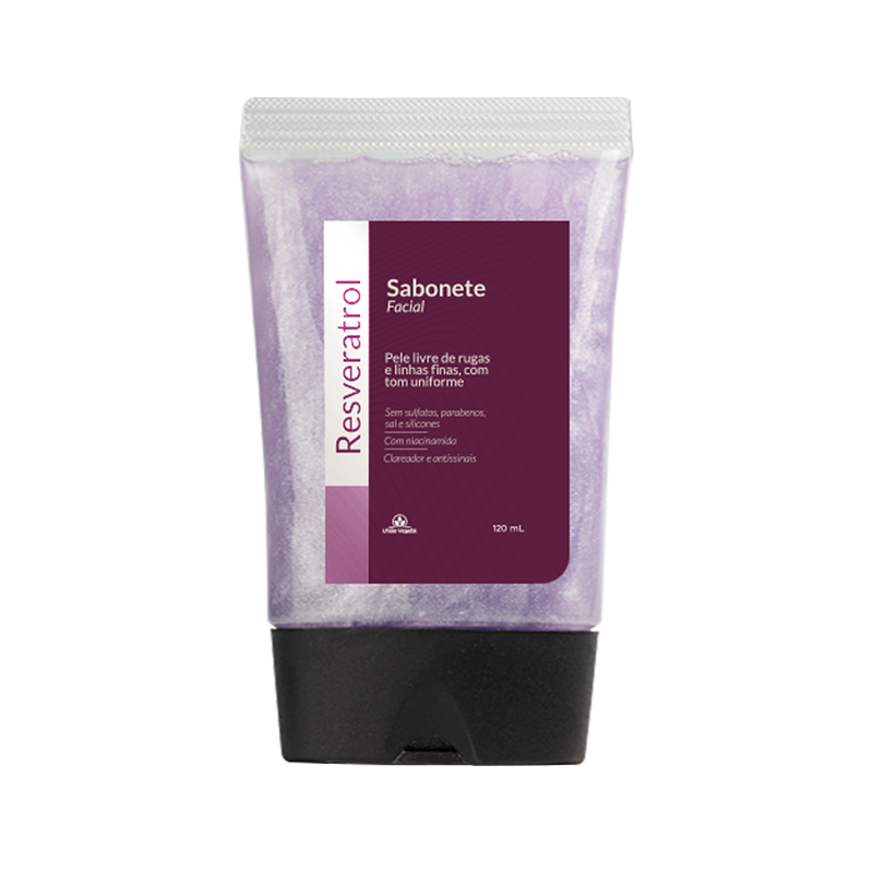 Sabonete Facial Resveratrol | 120 mL