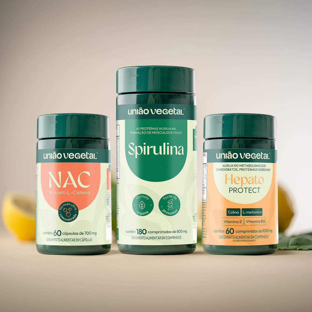 Kit Detox | NAC + Hepato Protect + Spirulina