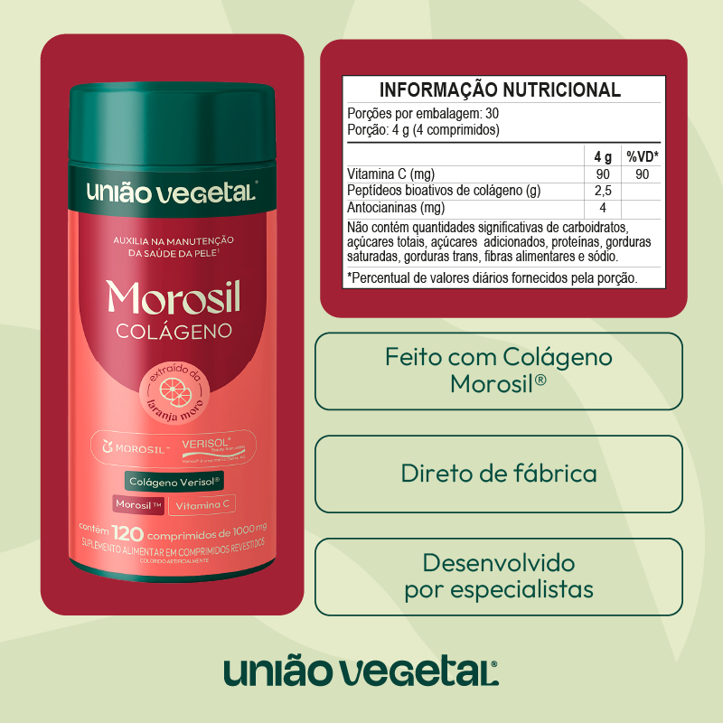 Morosil + Colágeno Verisol | 120 comp.