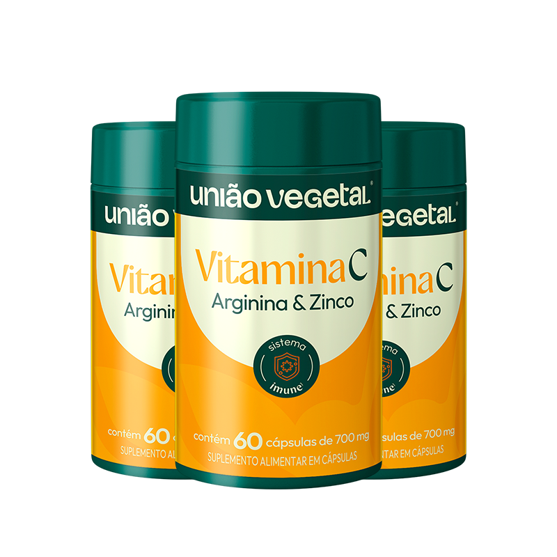 Vitamina C + Arginina + Zinco| 60 cáp.