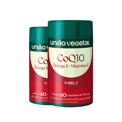 Coq10 + Ômega 3 MEG-3 + Vitamina E | 60 cáp.