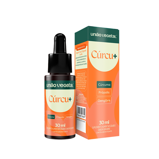 Curcu+ | Cúrcuma, Própolis e Gengibre | 30 mL