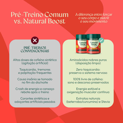 Natural Boost | Pré-treino sem cafeína
