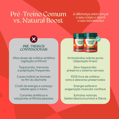 Natural Boost | Pré-treino sem cafeína