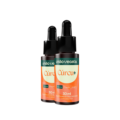 Curcu+ | Cúrcuma, Própolis e Gengibre | 30 mL