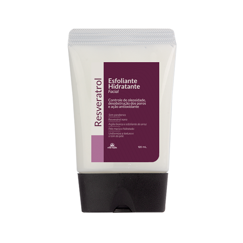 Esfoliante Hidratante Facial Resveratrol | 120 mL