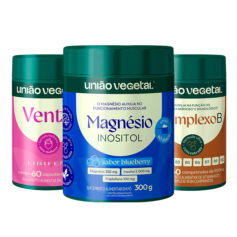 Kit Menopausa | Ventri + Magnésio Inositol + Complexo B