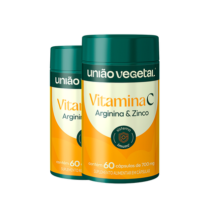 Vitamina C + Arginina + Zinco| 60 cáp.