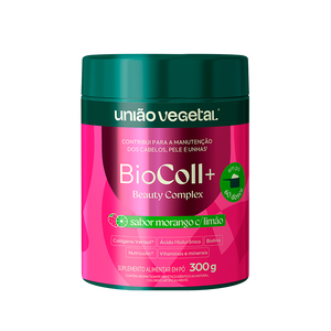 
                  
                    Carregar imagem no visualizador de catergoria, Pote do suplemento BioColl+ em pó da União Vegetal, com colágeno Verisol®, ácido hialurônico, vitaminas e minerais. Fórmula pensada para a beleza da pele, unhas e cabelos.
                  
                
