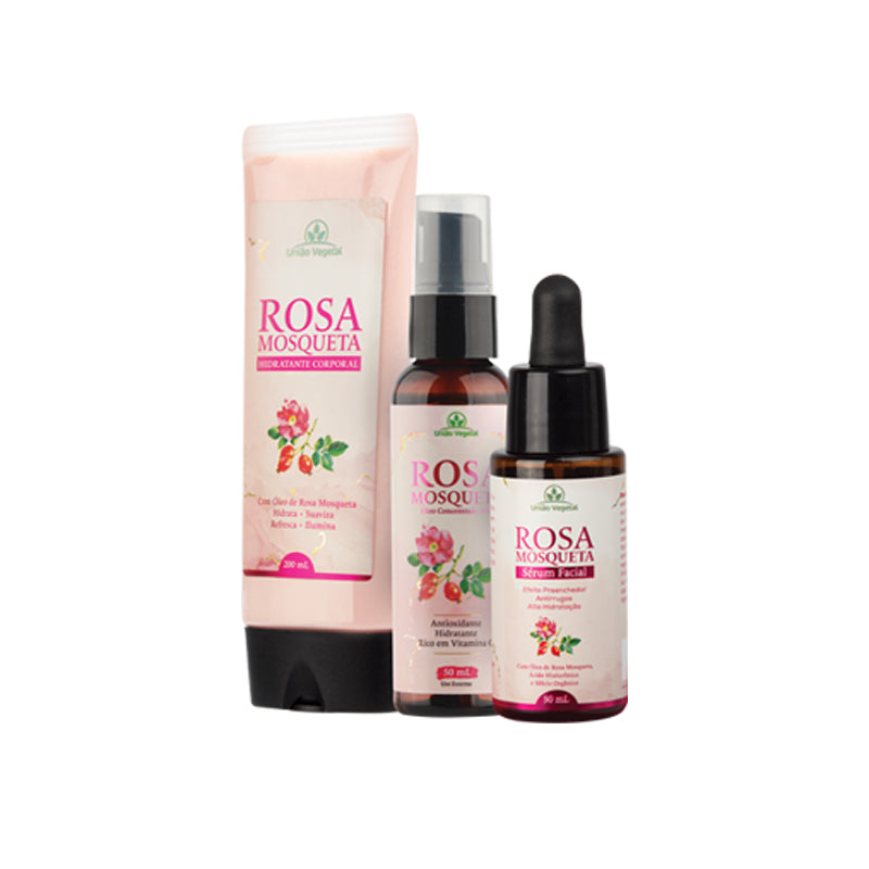 Linha Pele e Corpo Rosa Mosqueta